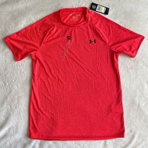 Under Armour orange athletic shirt